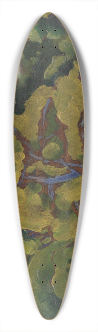 Morton Livingston Schamberg - Landscape 39.3 inch art pintail longboard deck