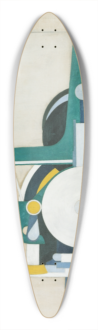 Morton Livingston Schamberg - Painting (formerlyMachine) 39.3 inch art pintail longboard deck