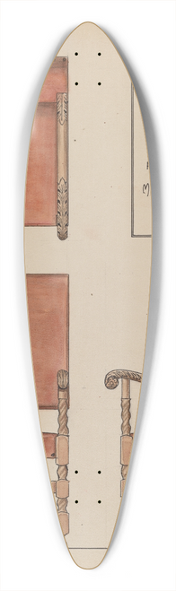 M. Rosenshield-von-Paulin - Armchair 39.3 inch art pintail longboard deck