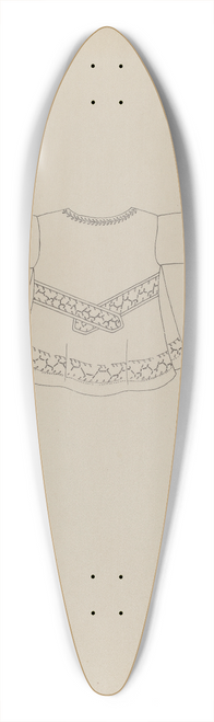 Nancy Crimi - Boys Coat 39.3 inch art pintail longboard deck