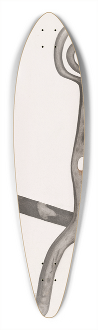 Natalie Simon - Wrought Iron Andiron 39.3 inch art pintail longboard deck