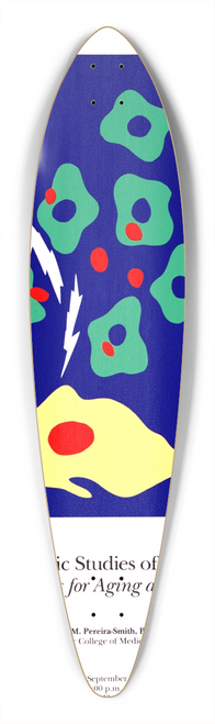 National Institutes of Health - Molecular genetic studies of cellular aging 39.3 inch art pintail longboard deck