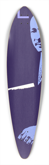 National Institutes of Health - Remember the man, remember the dream 39.3 inch art pintail longboard deck