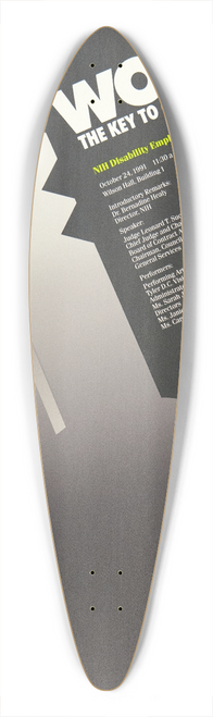 National Institutes of Health - Work; the key to opportunity 39.3 inch art pintail longboard deck