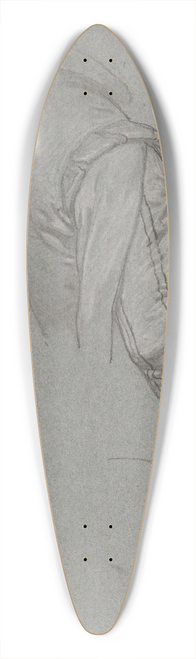 Nicaise De Keyser - Back and Arm of the Artist Pieter Neefs I 39.3 inch art pintail longboard deck