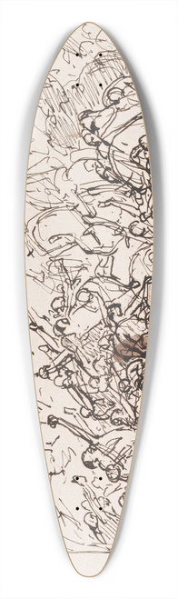 Nicaise De Keyser - Charles V Frees the Slaves in Tunis 39.3 inch art pintail longboard deck