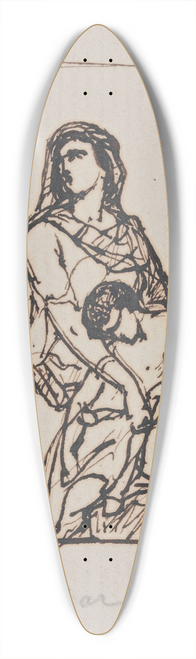 Nicaise De Keyser - Hagar 39.3 inch art pintail longboard deck