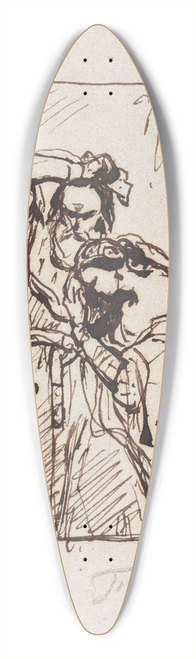 Nicaise De Keyser - Marino Faliero 39.3 inch art pintail longboard deck
