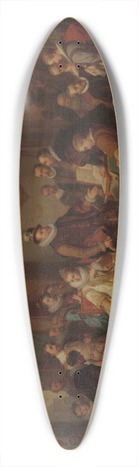 Nicaise De Keyser - The Archdukes Albert and Isabella Visit the Printer Plantin 39.3 inch art pintail longboard deck
