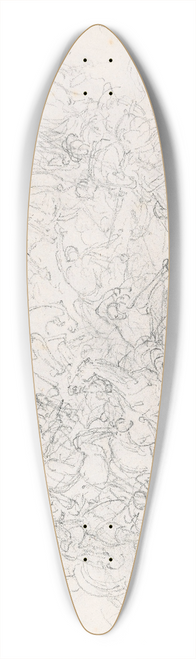 Nicaise De Keyser - The Battle of Seneffe 39.3 inch art pintail longboard deck