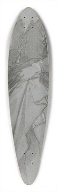 Nicaise De Keyser - The Painter Frans Floris 39.3 inch art pintail longboard deck