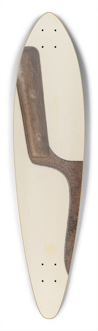 Nicholas Amantea - Chopping Knife 39.3 inch art pintail longboard deck