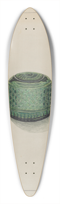 Nicholas Amantea - Inkwell 39.3 inch art pintail longboard deck
