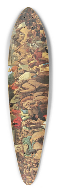 Nicholas Chevalier - Memorandum of the Start of the Exploring Expedition 39.3 inch art pintail longboard deck