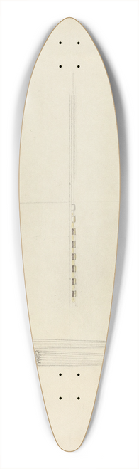 Nicholas Gorid - Sheraton Card Table 39.3 inch art pintail longboard deck