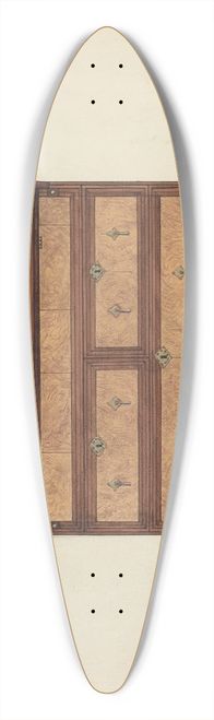 Nicholas Gorid - Slant-Top Desk 39.3 inch art pintail longboard deck
