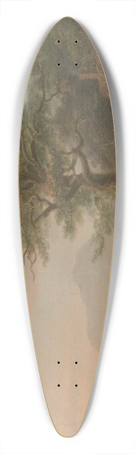 Nicholas Pocock - A Landscape with Figures 39.3 inch art pintail longboard deck