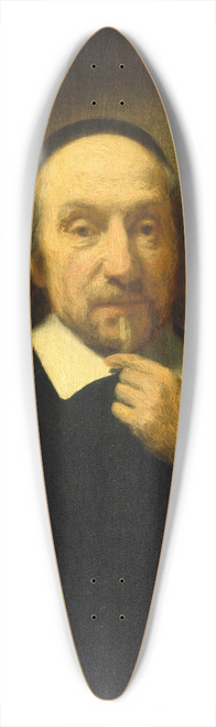 Nicolaes Maes - Portrait of a Man 39.3 inch art pintail longboard deck