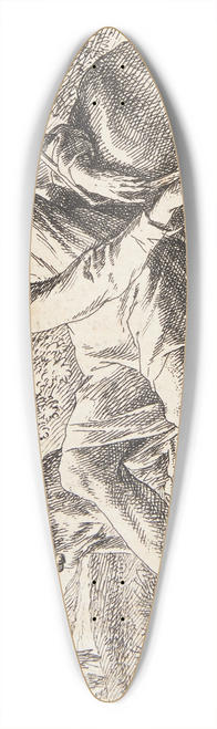 Nicolaes Pietersz. Berchem - Frehyrde siddende p en sten Titelblad til Forskellige dyr 39.3 inch art pintail longboard deck