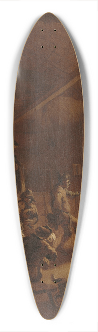 Nicolaes Pietersz. Berchem - Peasants Dancing in a Barn 39.3 inch art pintail longboard deck