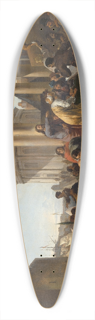 Nicolaes Pietersz. Berchem - The Calling of St Matthew 39.3 inch art pintail longboard deck