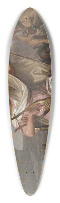 Nicolai Abildgaard - Rome as Ruler of the World 39.3 inch art pintail longboard deck