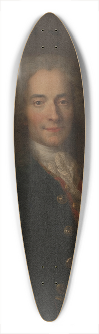 Nicolas de Largillire - Portrait de Voltaire (1694-1778) en 1718 39.3 inch art pintail longboard deck