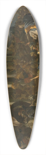 Nicolas Poussin - The Destruction And Sack Of The Temple Of Jerusalem 39.3 inch art pintail longboard deck