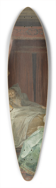 Niklas Lafrensen - Queen Kristina of Sweden Visiting Professor Saumaise 39.3 inch art pintail longboard deck