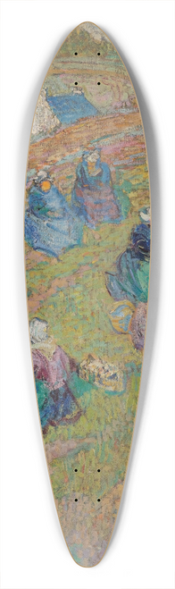 Nikolai Alexandrovich Tarkhov - Les Bretonnes 39.3 inch art pintail longboard deck
