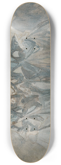 Constantin Guys - Englishmen In Paris 8.25 inch art skate deck