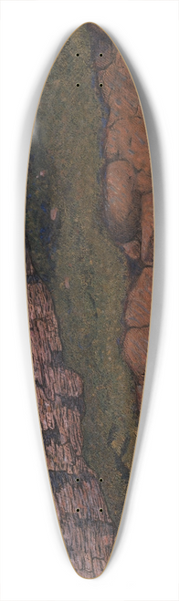 Nils Kreuger - At the Boundary 39.3 inch art pintail longboard deck