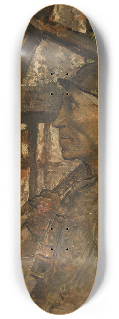 Constantin Meunier - Collier with Safety Lamp 8.25 inch art skate deck