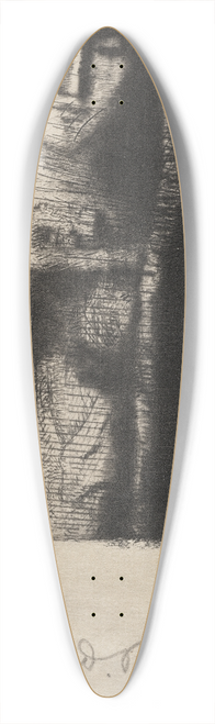 Odilon Redon - Princess Maleine (The Little Madonna) 39.3 inch art pintail longboard deck