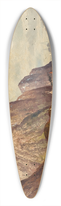 Olaf Petersen - A Fjord 39.3 inch art pintail longboard deck