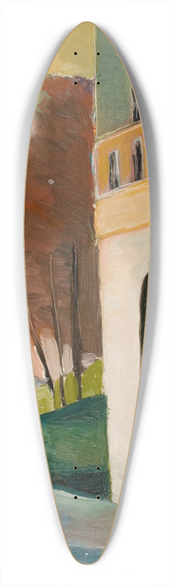 Ole Kandelin - At a Palace Gate 39.3 inch art pintail longboard deck