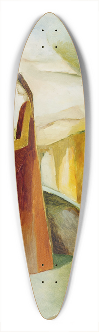 Ole Kandelin - Mary and The Infant Jesus 39.3 inch art pintail longboard deck