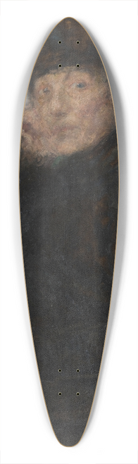 Olga Boznanska - Portrait of Anna Ginzberg 39.3 inch art pintail longboard deck