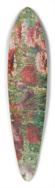 Olga Wisinger-Florian - Blhender Mohn 39.3 inch art pintail longboard deck