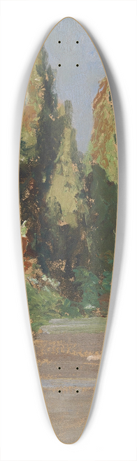 Olga Wisinger-Florian - Parklandschaft 39.3 inch art pintail longboard deck