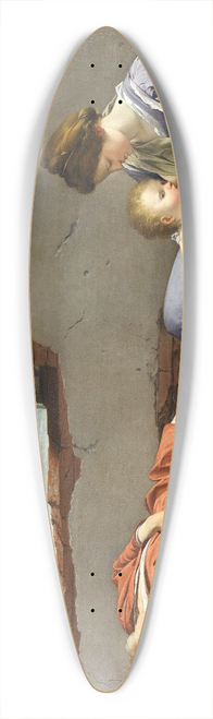 Orazio Gentileschi - Rest On The Flight Into Egypt 39.3 inch art pintail longboard deck
