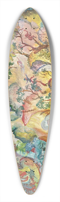 Oskar Laske - Die verzauberte Insel (Sturm) 39.3 inch art pintail longboard deck