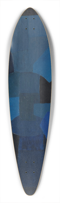 Otto Freundlich - Komposition in Blau 39.3 inch art pintail longboard deck