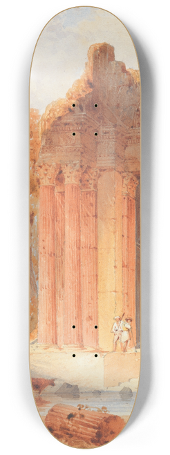 Copley Fielding - Cattle Watering by Corinthian Columns 8.25 inch art skate deck