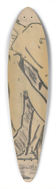 Otto Mueller - Der Mord I 39.3 inch art pintail longboard deck