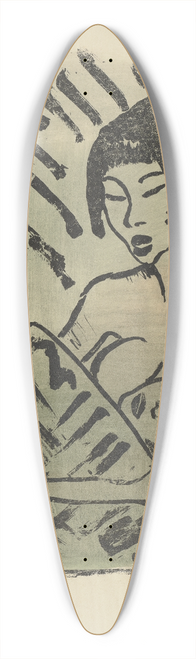 Otto Mueller - Mutter und Kind I 39.3 inch art pintail longboard deck