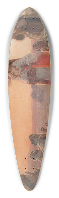 Otto Pilny - A Dance At Sunset 39.3 inch art pintail longboard deck