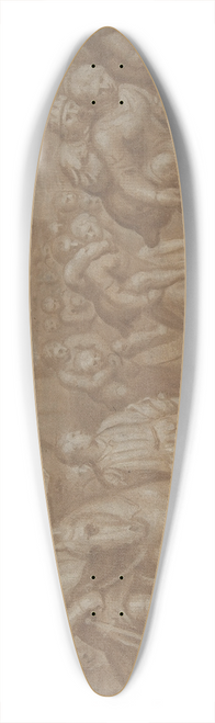 Otto van Veen - The Women of Weinsberg 39.3 inch art pintail longboard deck
