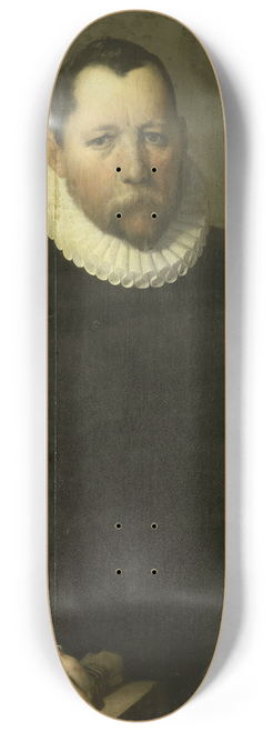 Cornelis Cornelisz Van Haarlem - Pieter Jansz Kies (c 1536-97). Burgomaster of Haarlem 8.25 inch art skate deck