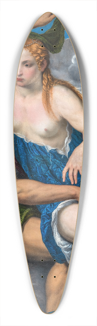 Paris Bordone - Jupiter and Io 39.3 inch art pintail longboard deck